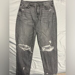 Black American eagle Mom jeans size 14L